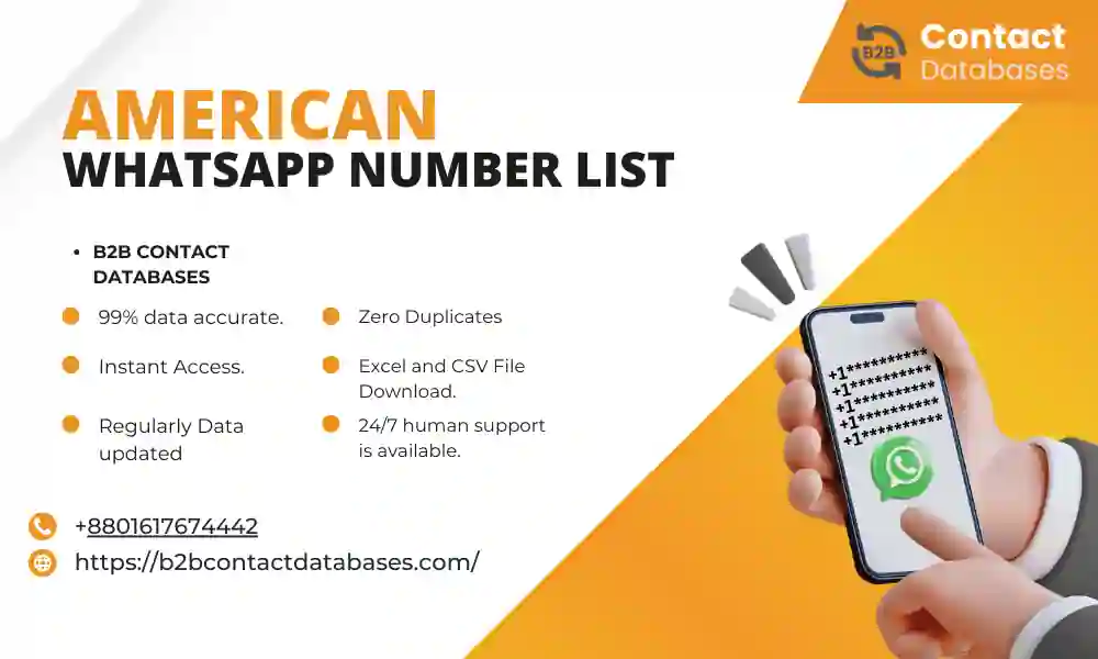 American WhatsApp Number List