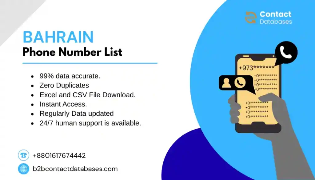 Bahrain Cell Phone Numbers List
