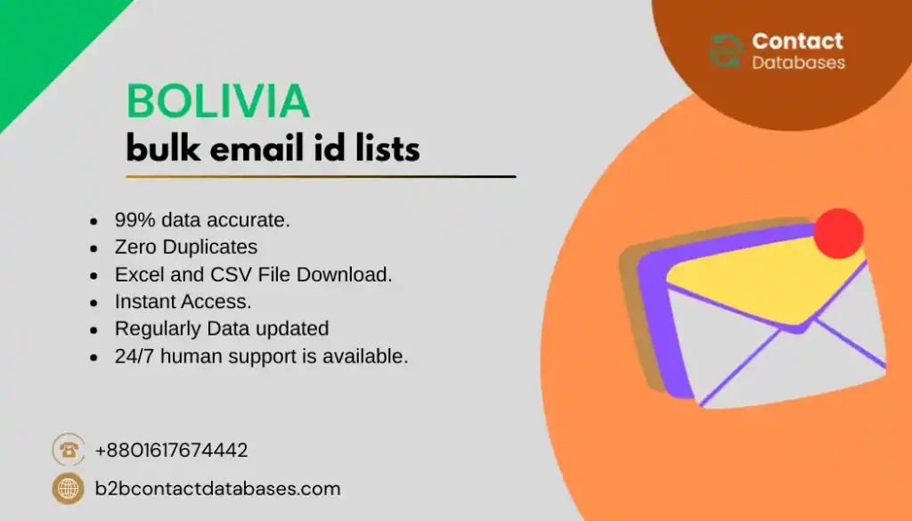 Bolivia Bulk Email ID List