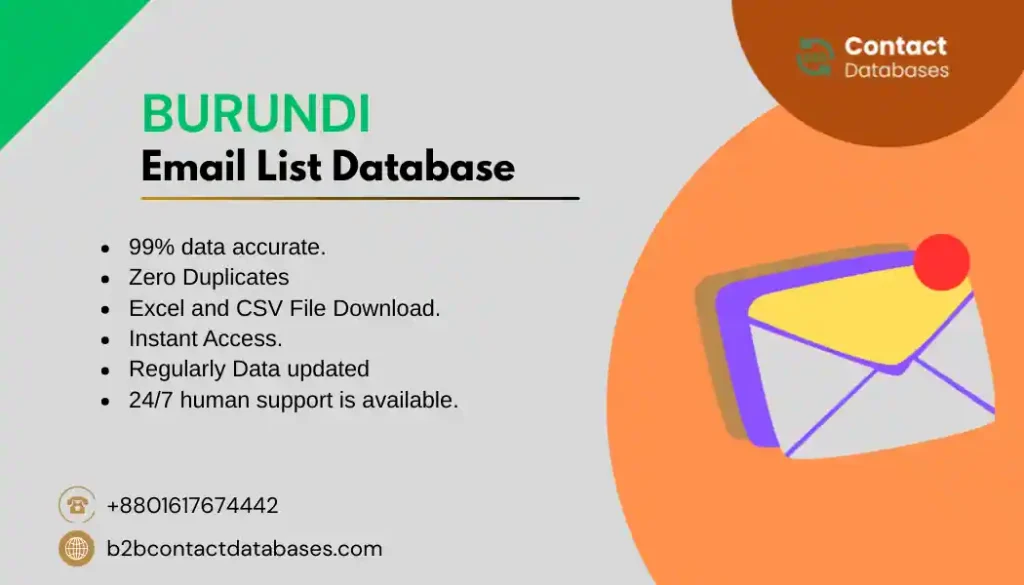 Burundi Email List Database