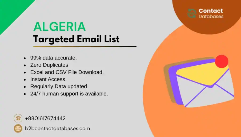 Buy Targeted Email List in Algeria