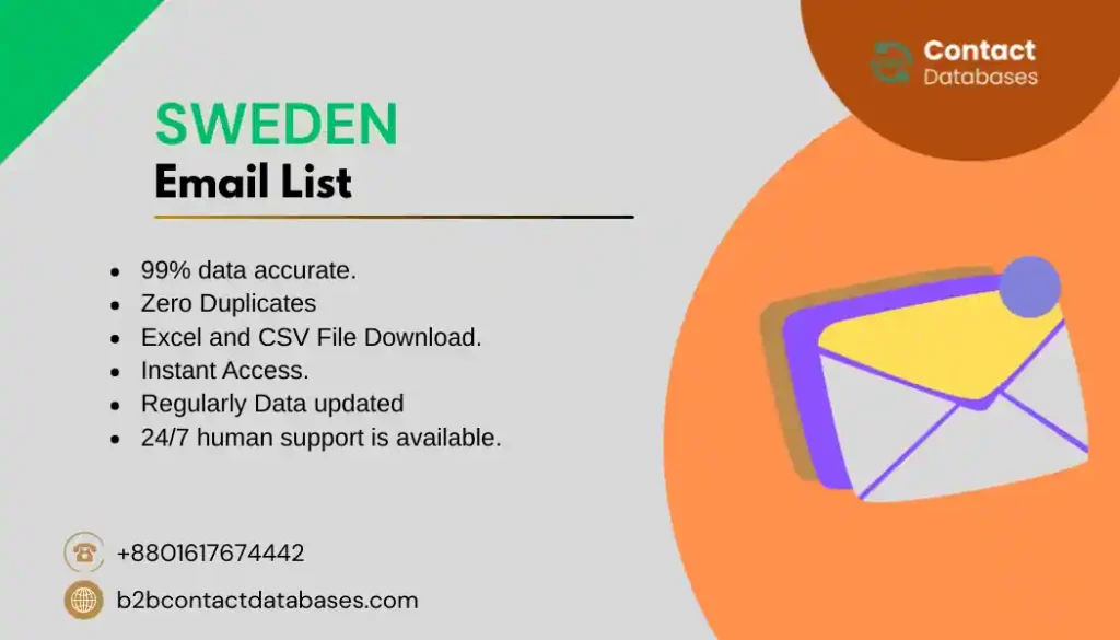 Sweden Email List