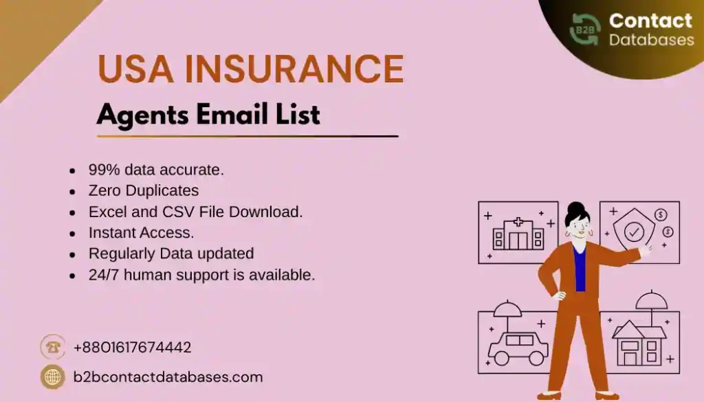 USA Insurance Agents Email List