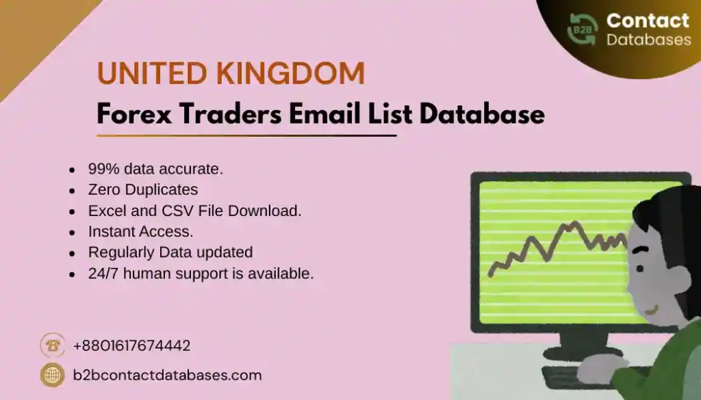 United Kingdom Forex Traders Email List Database