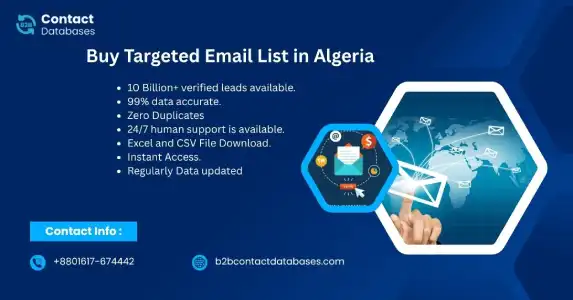 Buy Targeted Email List in Algeria
