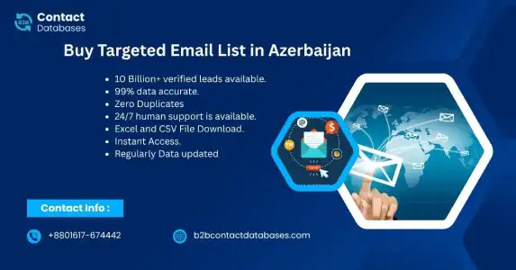Buy Targeted Email List in Azerbaijan
