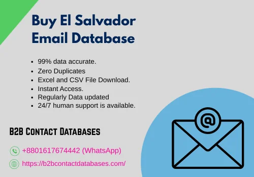 Buy El Salvador Email Database