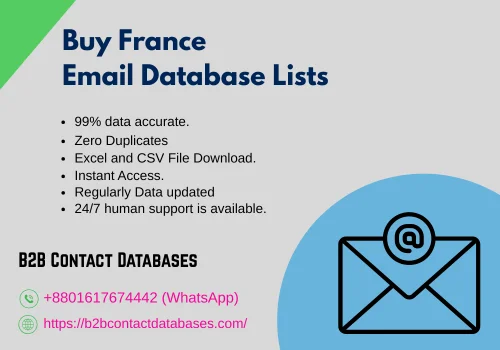 Buy France Email Database Lists