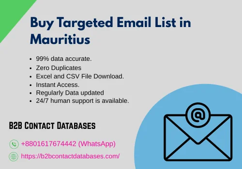 Buy Targeted Email List in Mauritius