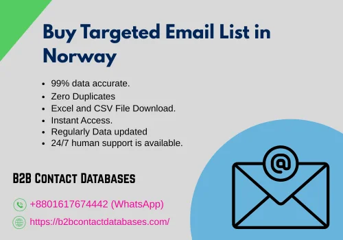 Buy Targeted Email List in Norway