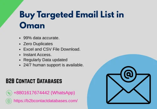 Buy Targeted Email List in Oman