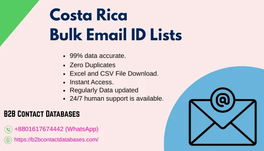 Costa Rica Bulk Email ID Lists