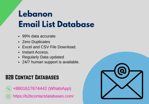 Lebanon Email List Database