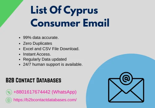List Of Cyprus Consumer Email
